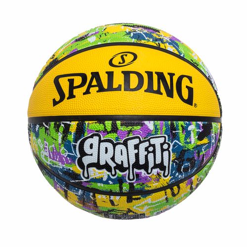 Bola De Basquete Spalding Graffiti - Amarelo