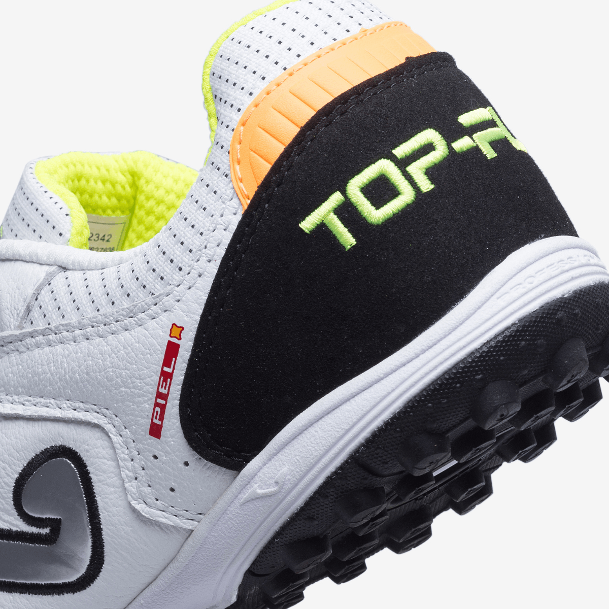 Chuteira de Society Joma Top Flex Unissex Branco e Prata-6