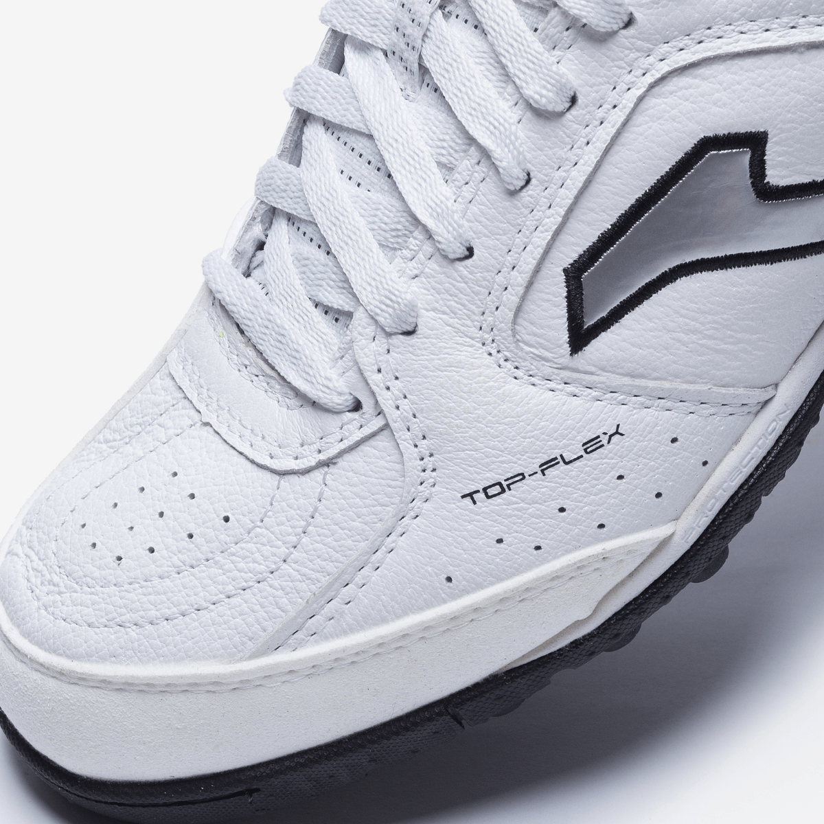 Chuteira de Society Joma Top Flex Unissex Branco e Prata-7