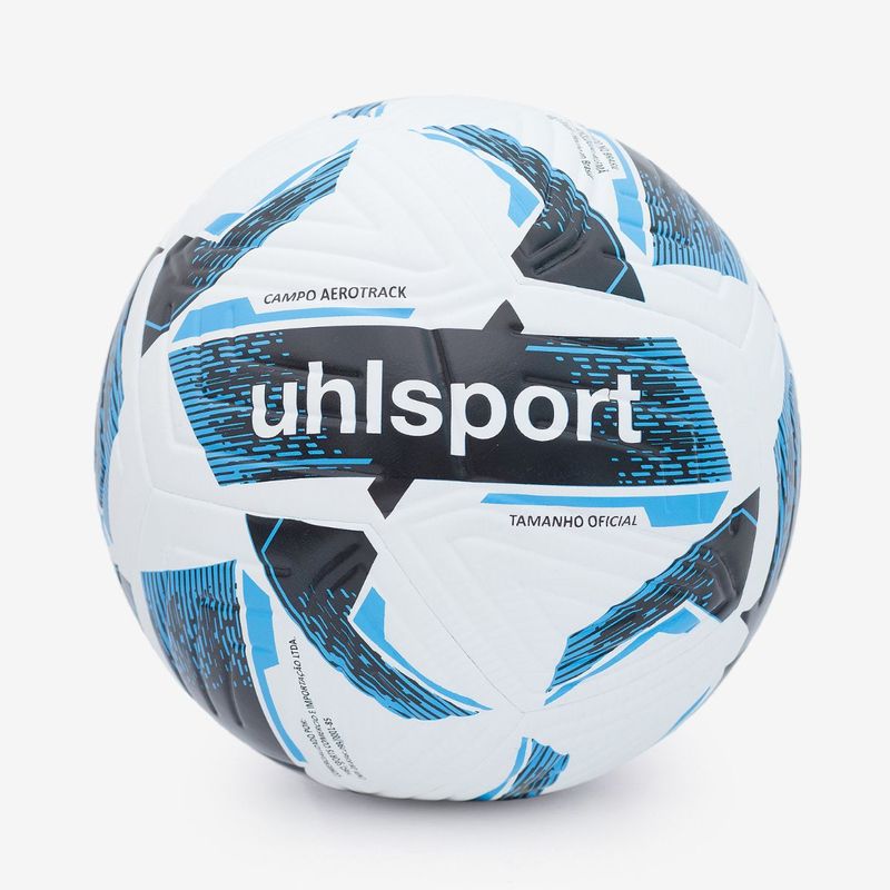 Bola-de-Futebol-Campo-Uhlsport-Aerotrack---Branco-e-Azul