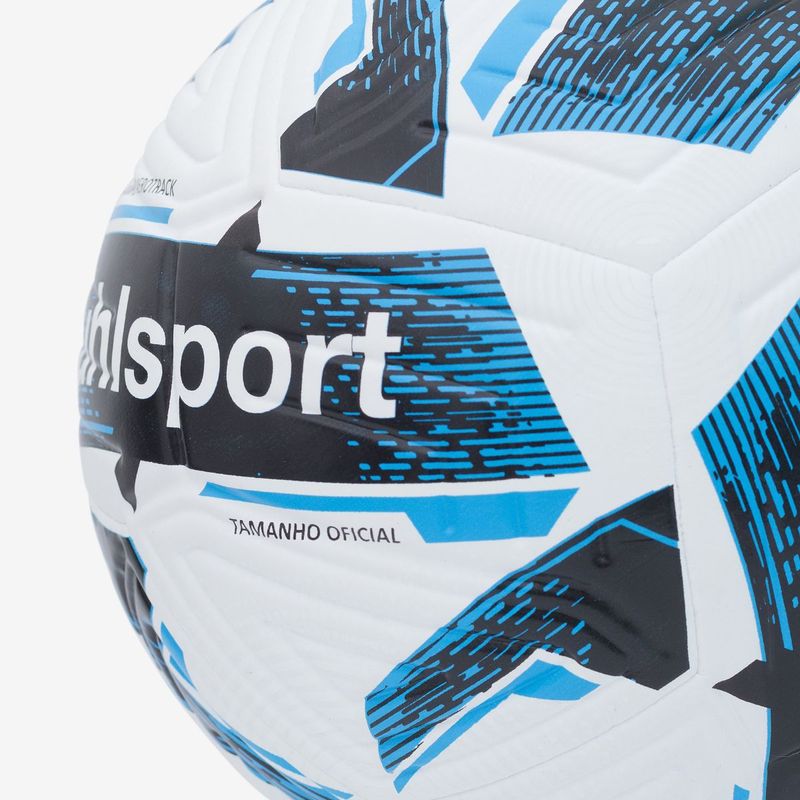 Bola de Futebol Campo Uhlsport Aerotrack - Branco e Azul 3