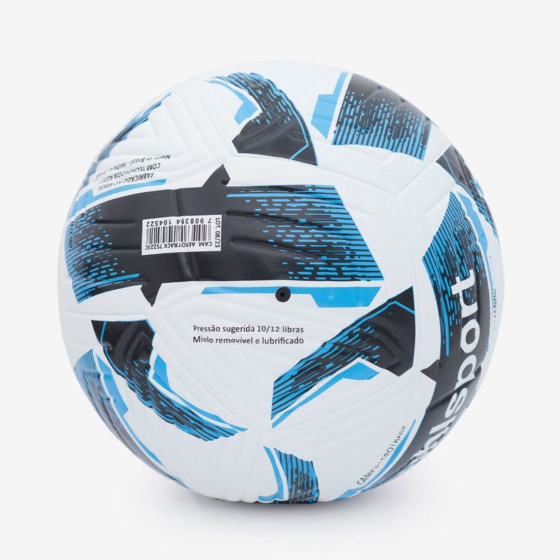 Bola de Futebol Campo Uhlsport Aerotrack - Branco e Azul 5