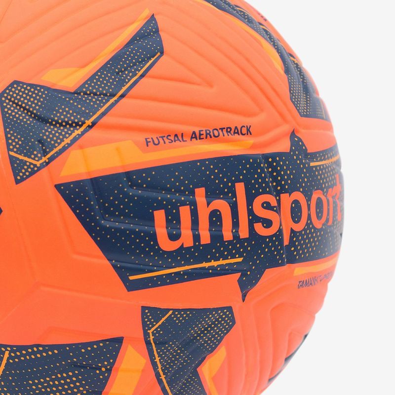 Bola de Futsal Uhlsport Aerotrack - Laranja e Preto 1