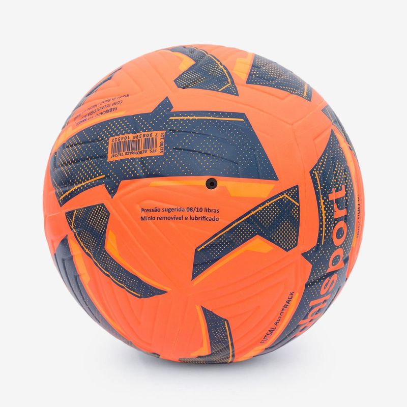 Bola de Futsal Uhlsport Aerotrack - Laranja e Preto 5