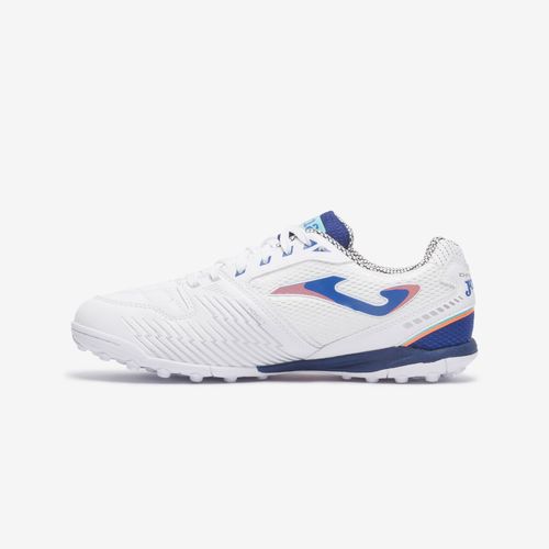 Chuteira de Society Joma Dribling - Branco e Marinho