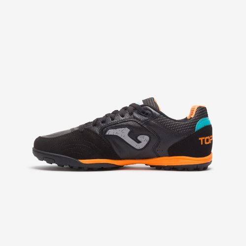 Chuteira De Society Joma Top Flex - Preto e Laranja