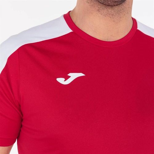 Camiseta Joma Academy - Vermelho e Branco
