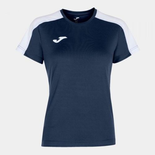 Camiseta Joma Academy Woman - Azul Marinho e Branco