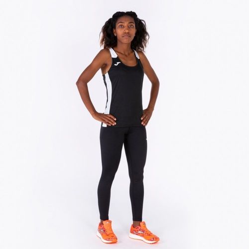 Regata Joma Record II - Preto e Branco