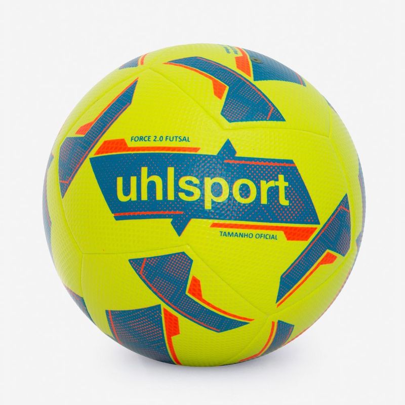 Bola de Futsal Uhlsport Force 2.0 - Amarelo e Azul