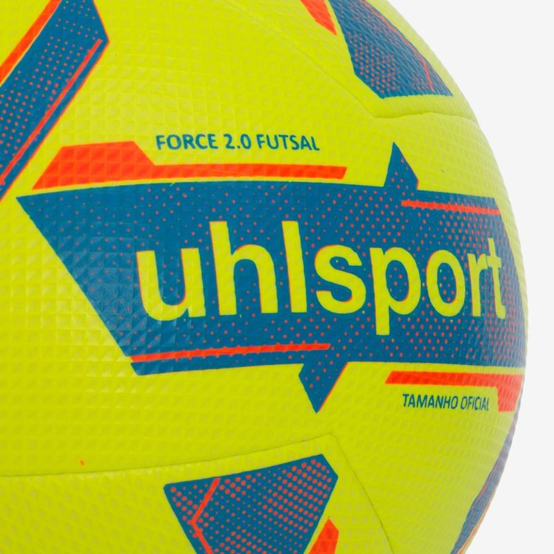 Bola de Futsal Uhlsport Force 2.0 - Amarelo e Azul