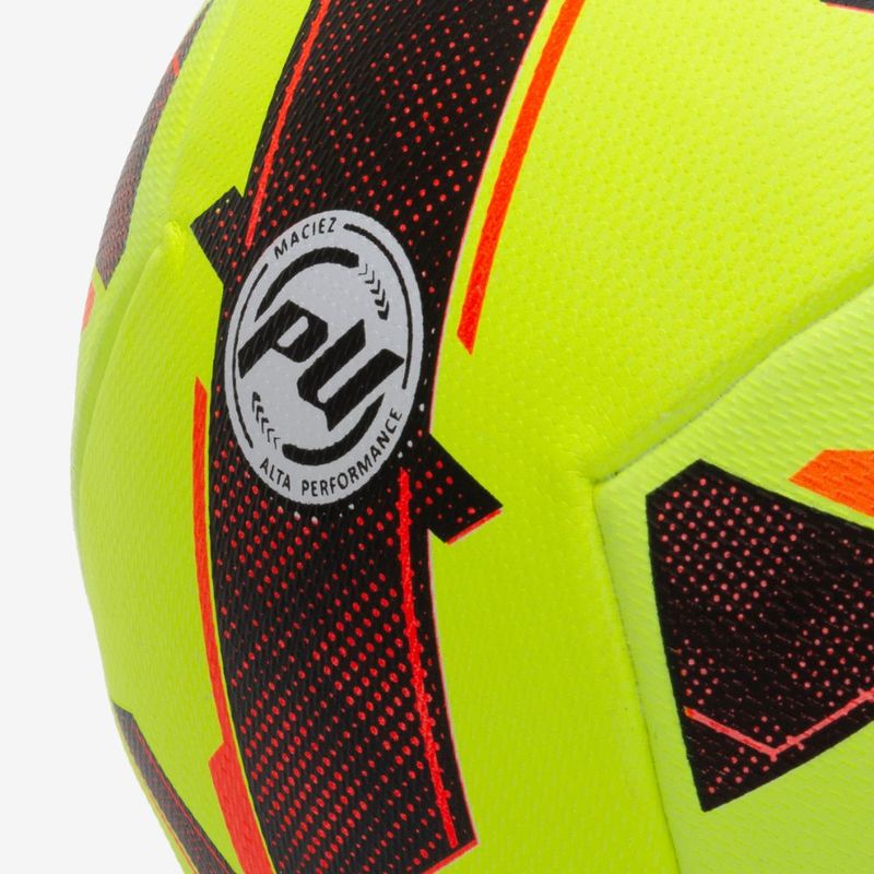 Bola de Futsal Uhlsport Dominate Pro - Amarelo e Vermelho