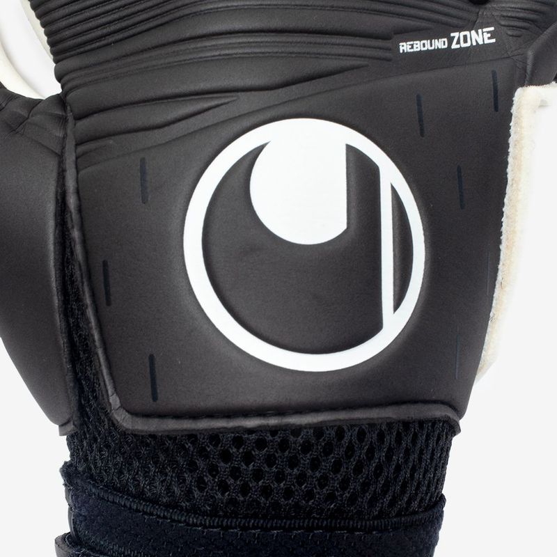 Luva De Goleiro Uhlsport Supersoft HN - Preto e Branco