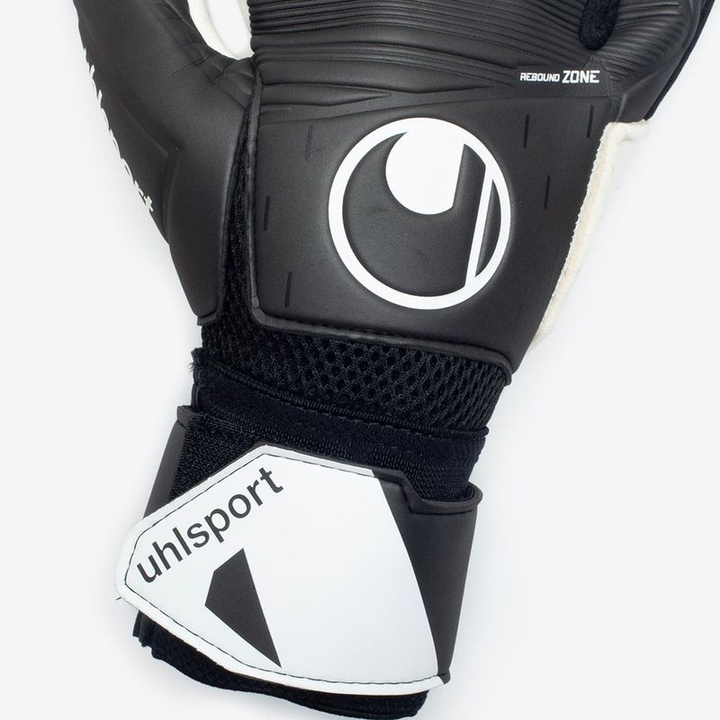 Luva De Goleiro Uhlsport Supersoft HN - Preto e Branco