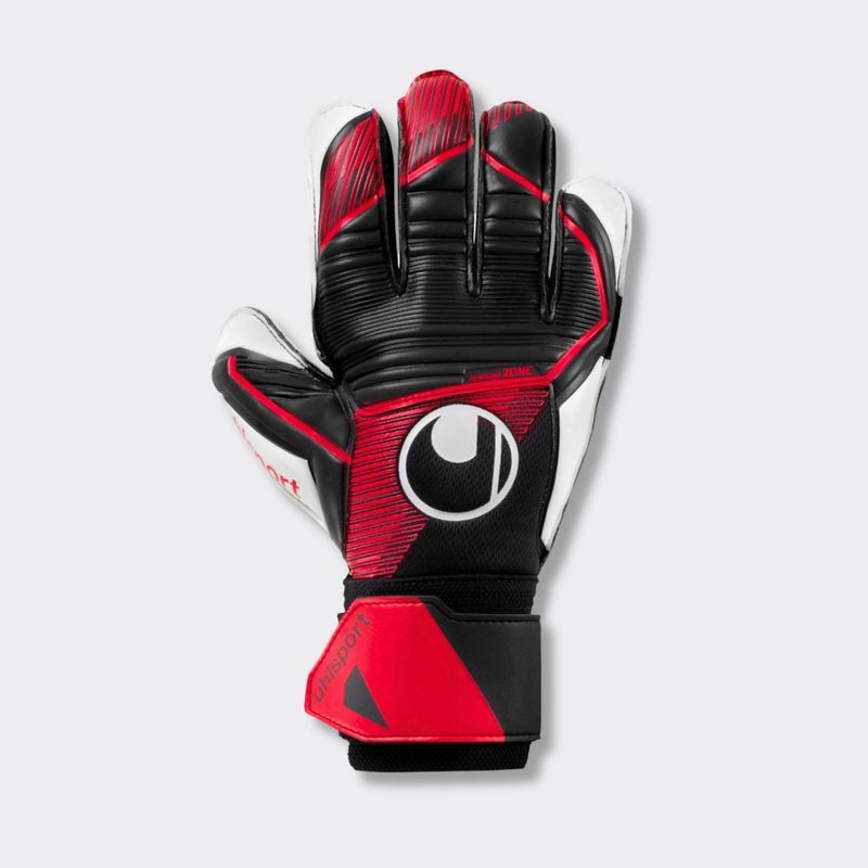 Luva De Goleiro Uhlsport Powerline Soft Pro - Vermelho e Preto