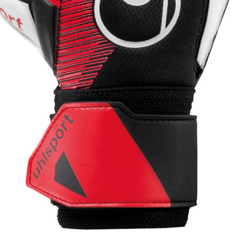 Luva De Goleiro Uhlsport Powerline Soft Pro - Vermelho e Preto 6