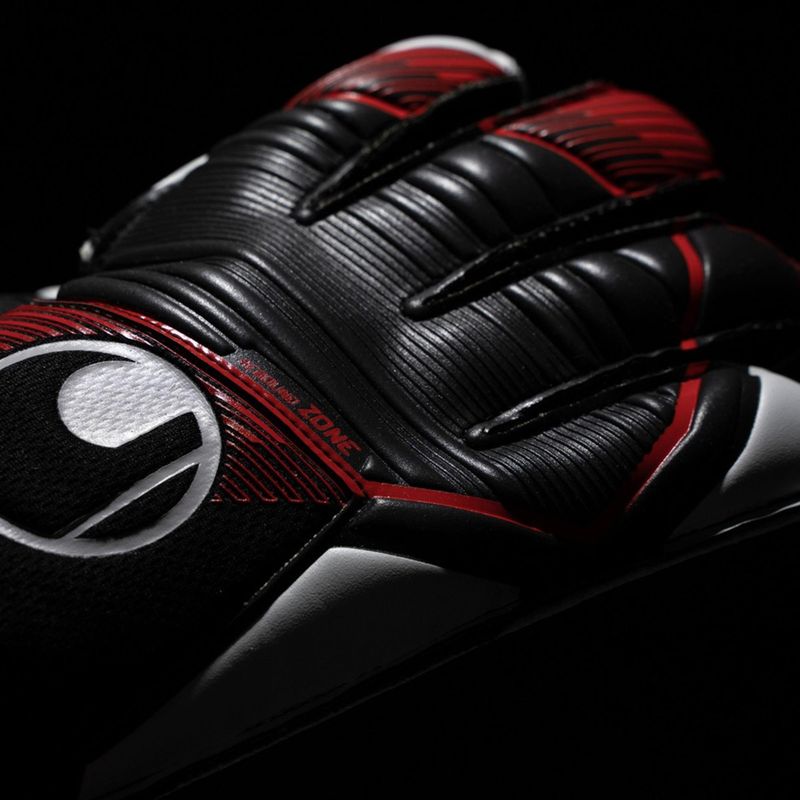 Luva-De-Goleiro-Uhlsport-Powerline-Soft-Pro---Vermelho-e-Preto
