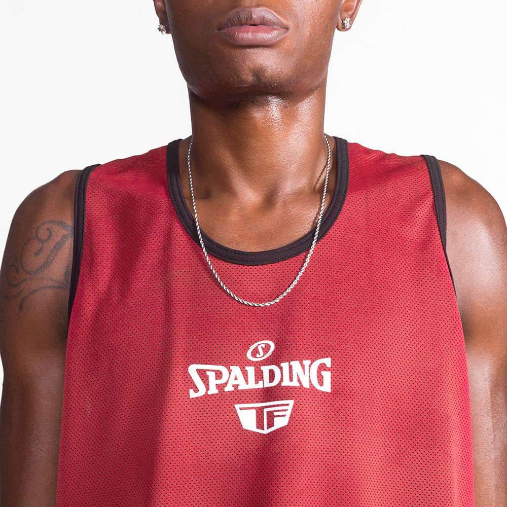 Regata Spalding Dupla Face - Vermelho e Preto-4