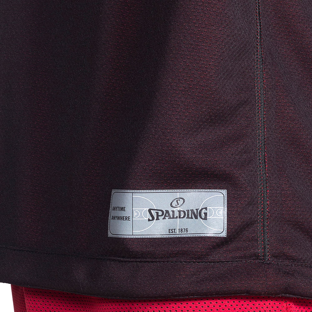 Regata Spalding Dupla Face - Vermelho e Preto-6