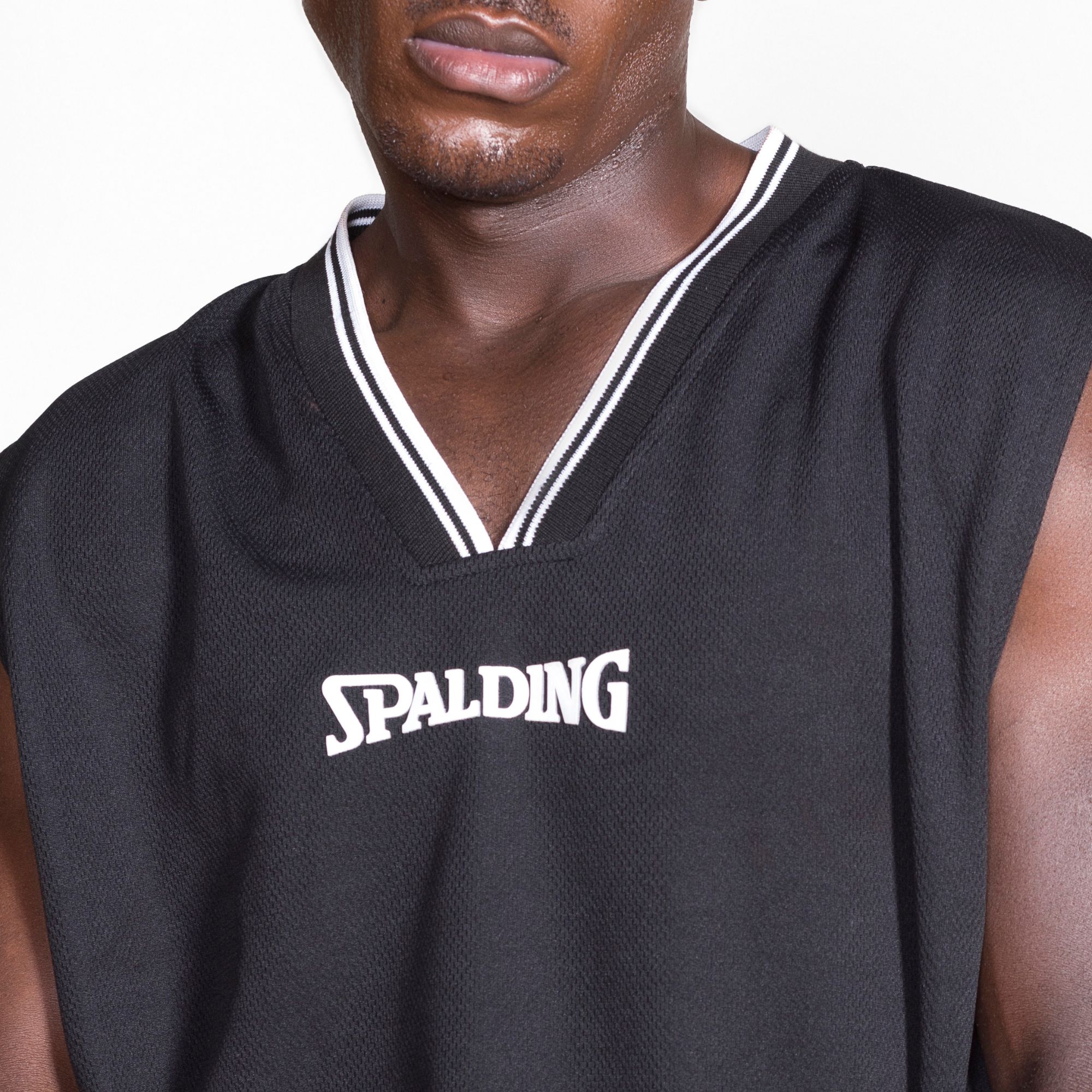 Regata Spalding Jersey Mesh - Preto-3