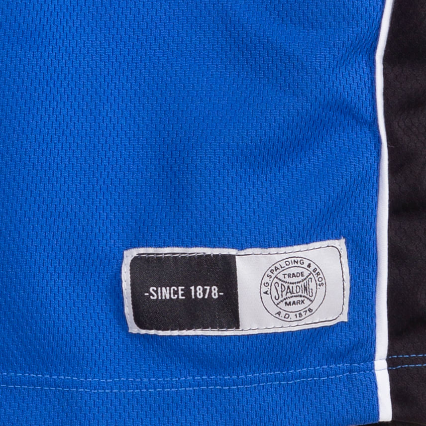 Regata Spalding Jersey Mesh - Azul e Preto-5