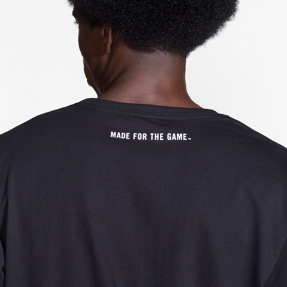 Camiseta Spalding MVP - Preto e Branco-4