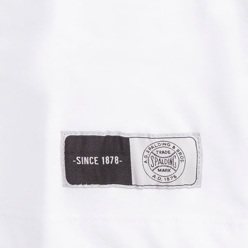 Camiseta Spalding MVP - Branco e Preto-5