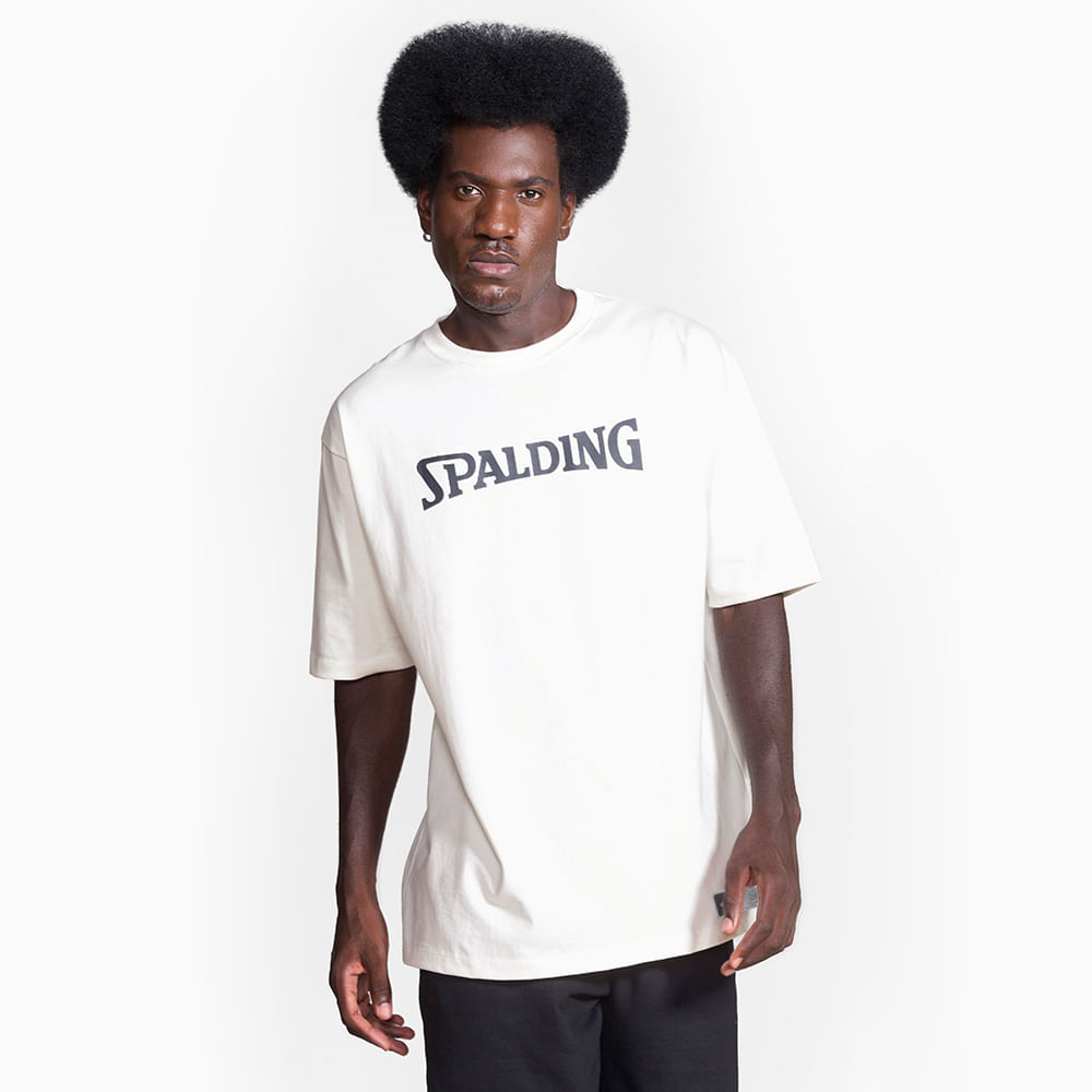 Camiseta Spalding Maxi - Off White-0