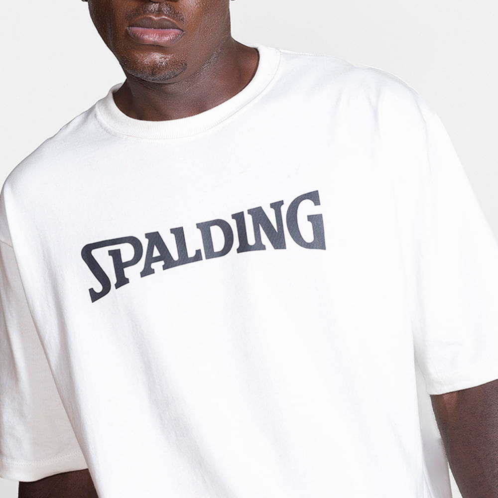 Camiseta Spalding Maxi - Off White-3