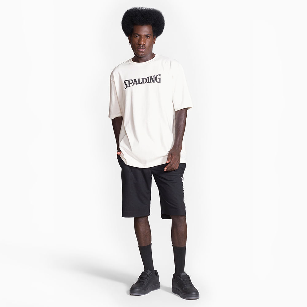 Camiseta Spalding Maxi - Off White-4