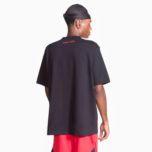 Camiseta Spalding Maxi - Preto e Vermelho