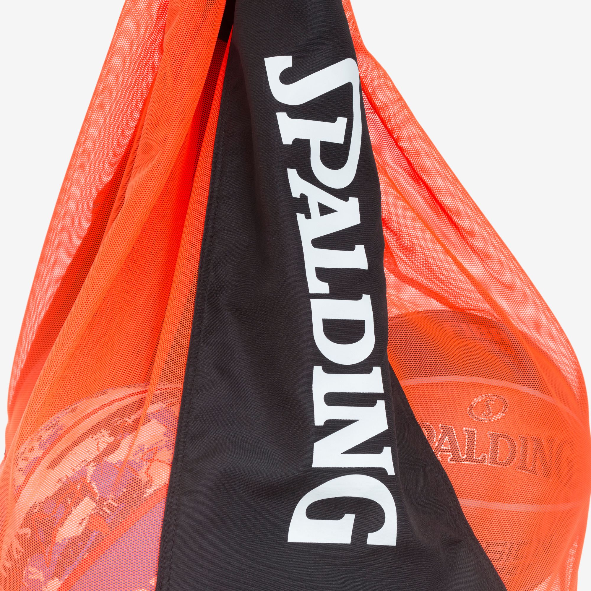 Porta Bola Spalding Bag 10 - Preto e Laranja-1