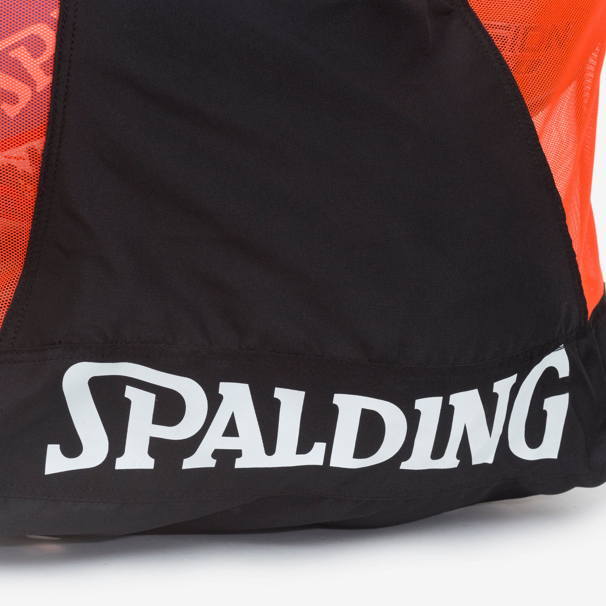 Porta Bola Spalding Bag 10 - Preto e Laranja-2