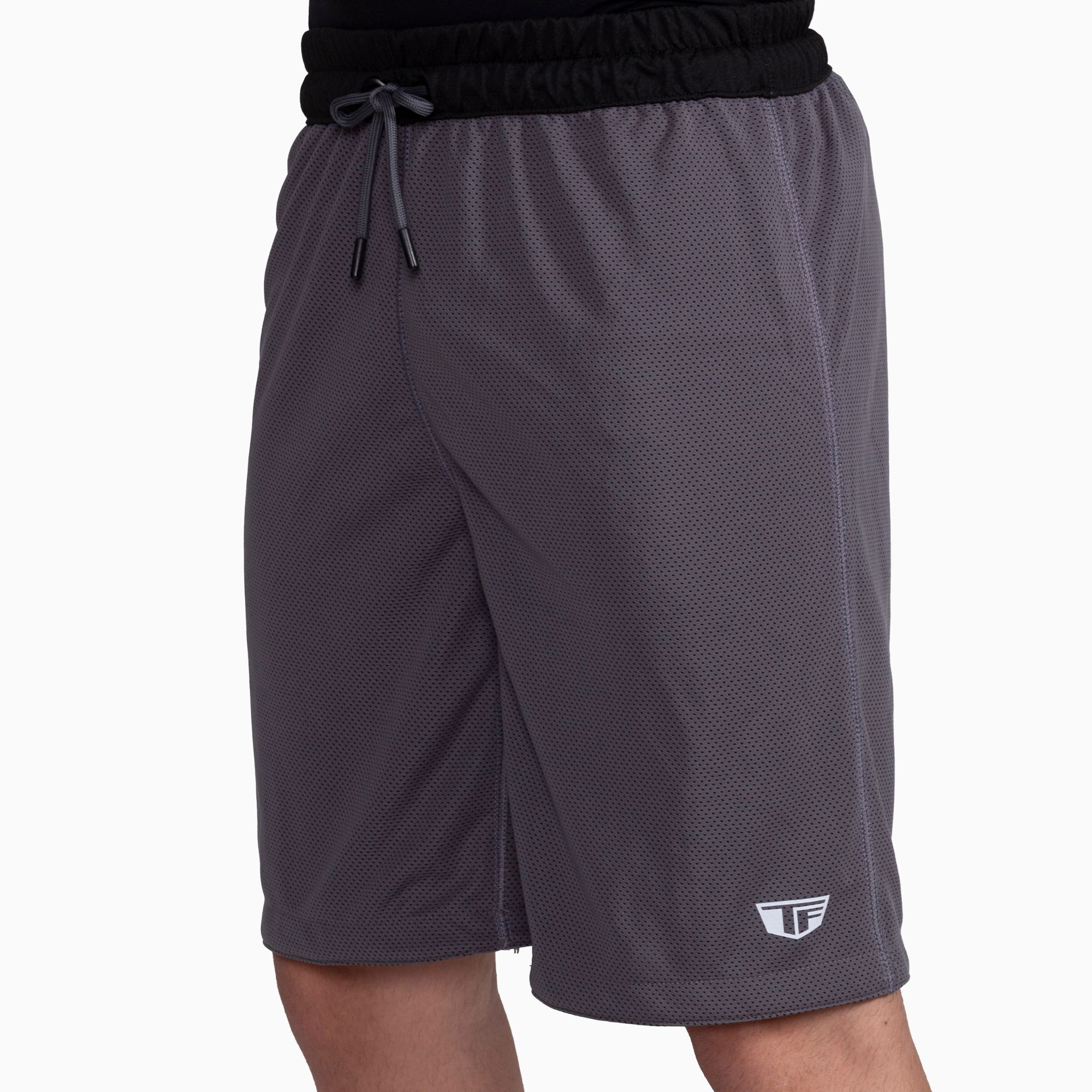 Bermuda Spalding Dupla Face - Preto e Cinza-5
