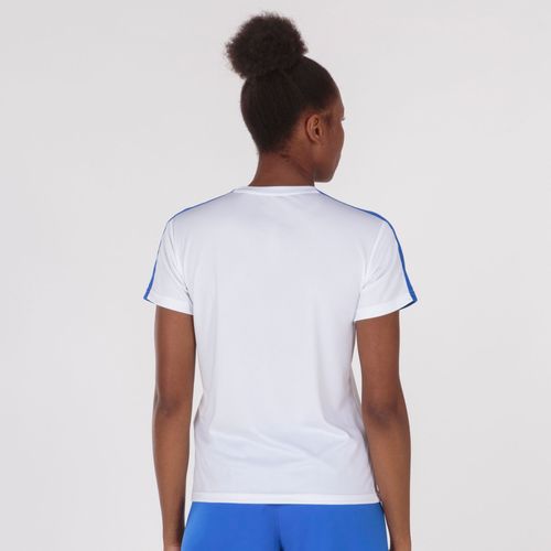 Camiseta Joma Academy Woman - Branco e Azul