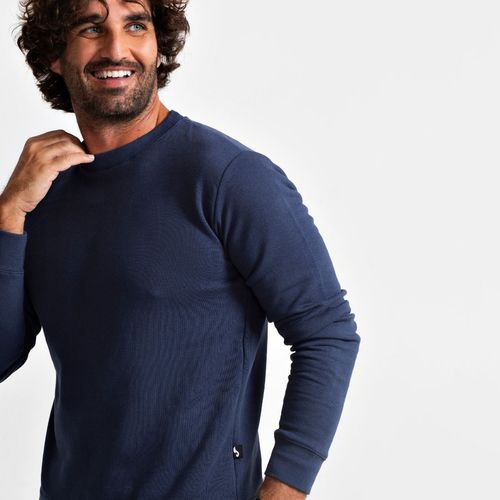Blusa Moletom Joma Montana Sem Capuz - Azul Marinho