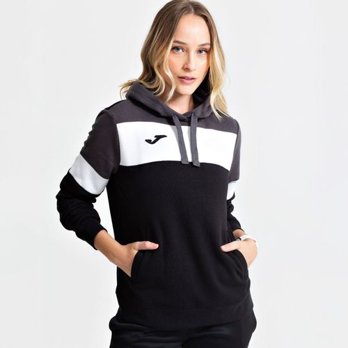 Blusa Joma Crew IV C/Capuz Lady - Preto