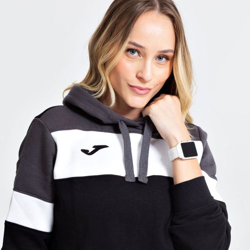 Blusa Joma Crew IV C/Capuz Lady - Preto