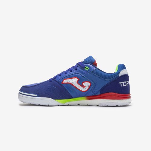 Chuteira de Futsal Joma Top Flex Rebound - Azul e Vermelho