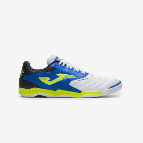 Chuteira de Futsal Joma Cancha - Branco e Azul