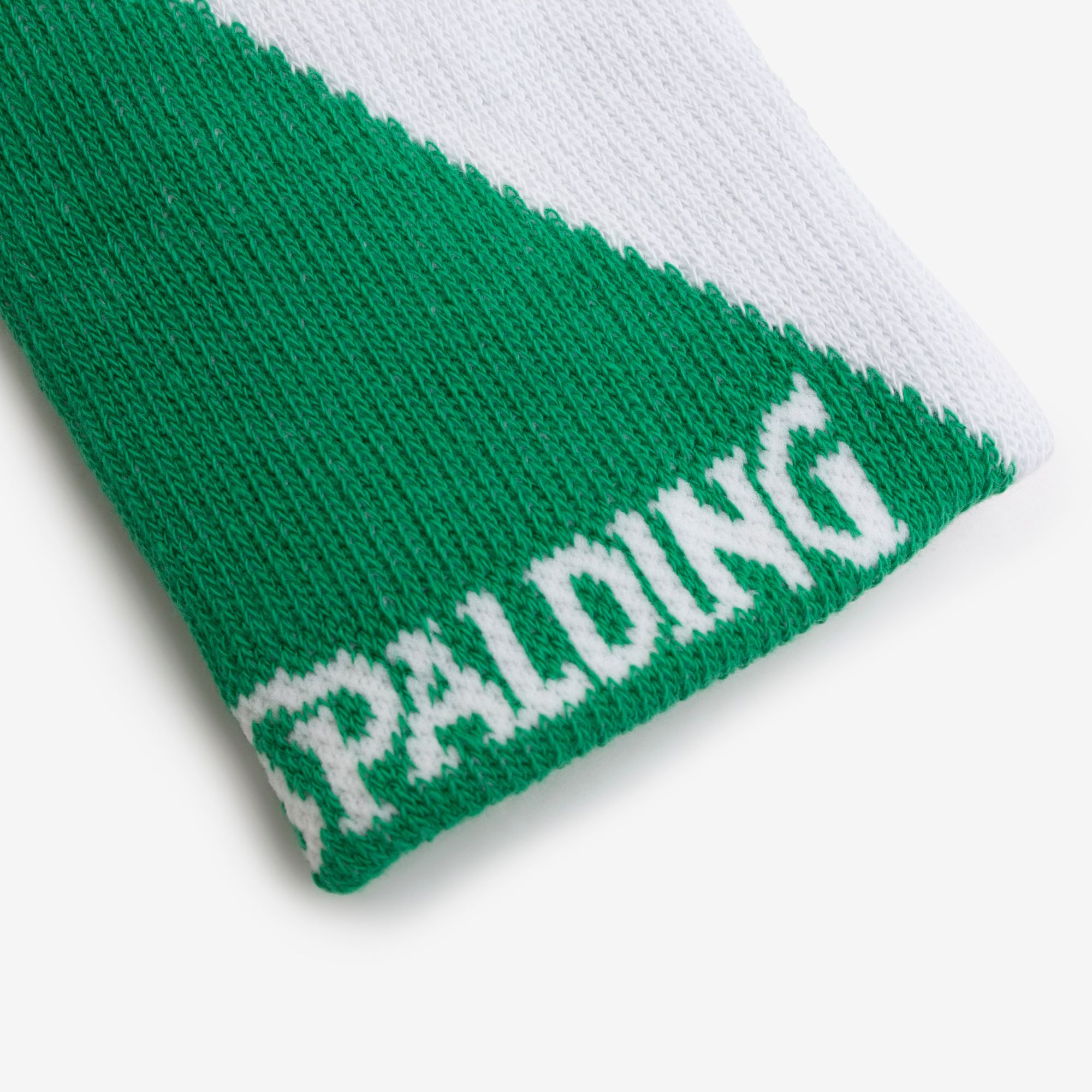 Munhequeira Spalding Double - Verde e Branco-3