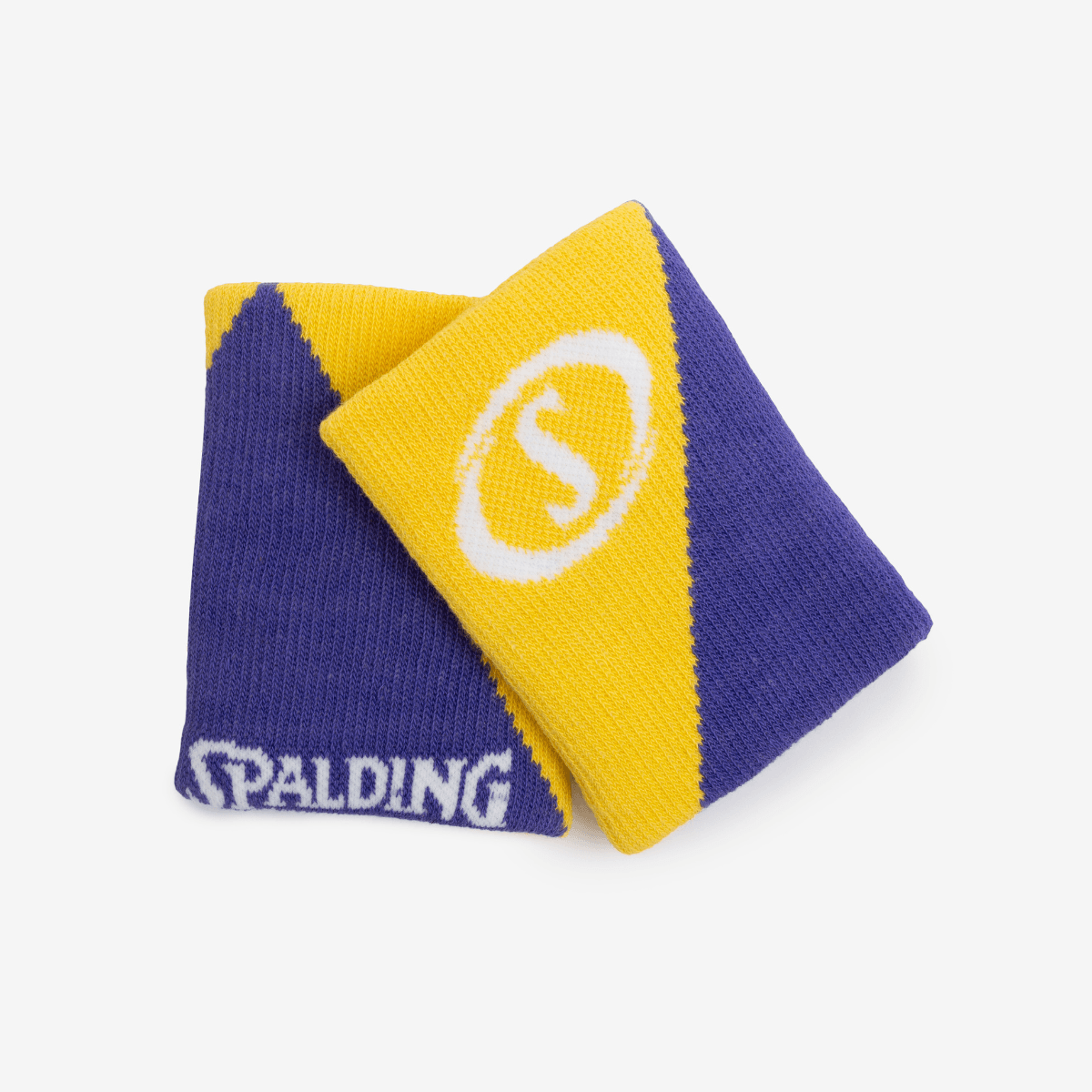 Munhequeira Spalding Double - Amarelo e Roxo-0