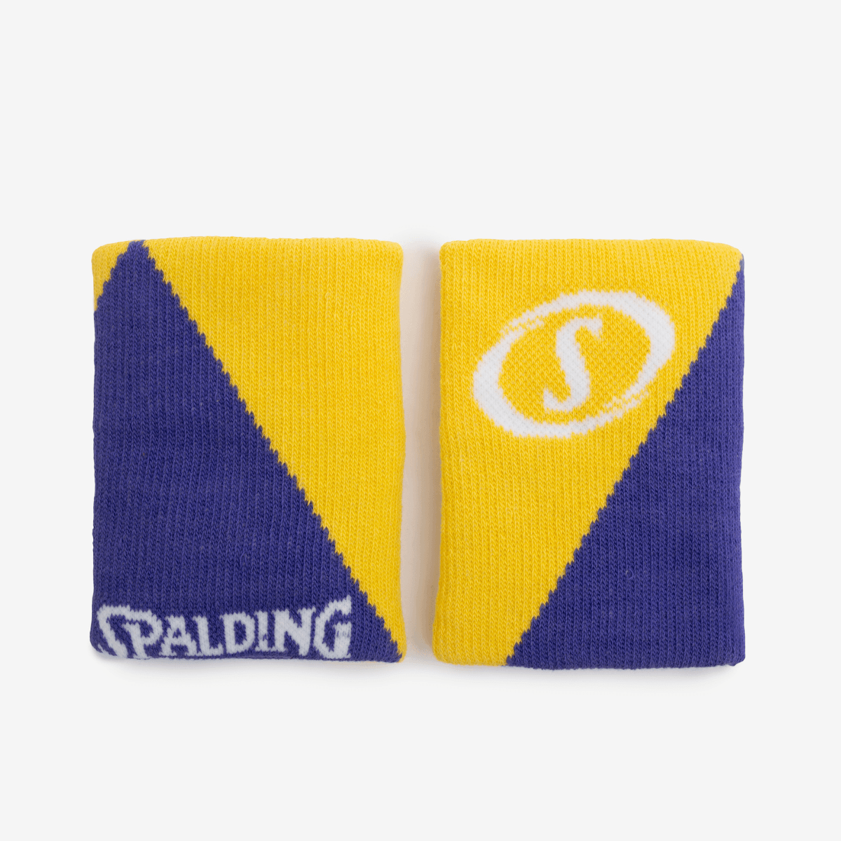 Munhequeira Spalding Double - Amarelo e Roxo-2