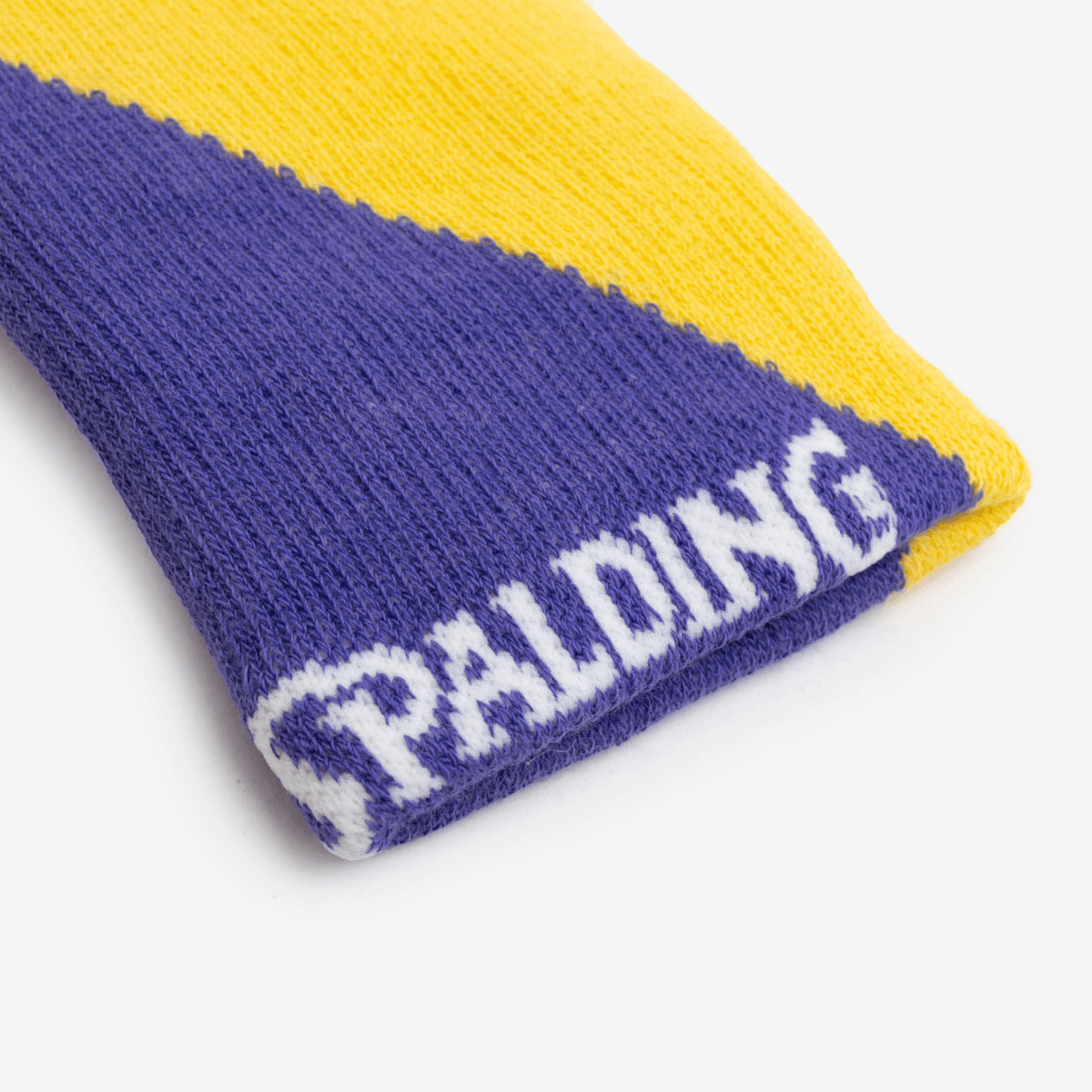 Munhequeira Spalding Double - Amarelo e Roxo-3