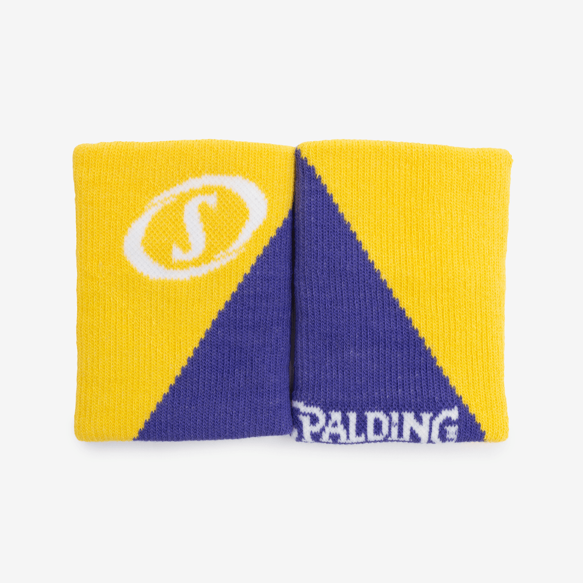 Munhequeira Spalding Double - Amarelo e Roxo-5