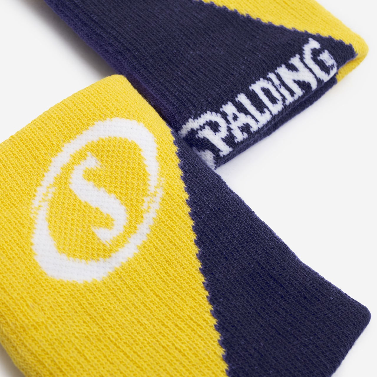 Munhequeira Spalding Double - Azul e Amarelo-1