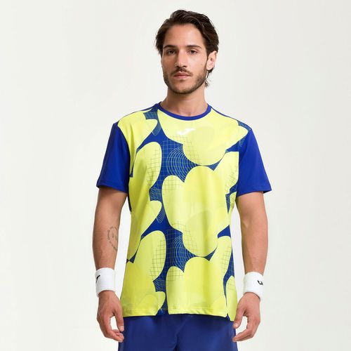 Camiseta Joma Challenge - Azul e Amarelo