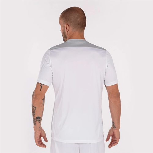 Camiseta Joma Championship VI - Branco e Cinza