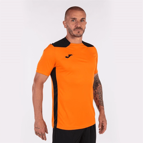 Camiseta Joma Championship VI - Laranja e Preto