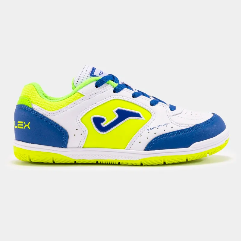 Chuteira de Futsal Joma Top Flex Infantil Branco